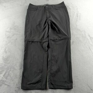 Outdoor Research Pants Mens 36 Black Ferrosi Convertible Hiking Nylon Zip Off